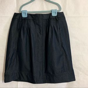 Tahari stretch denim skirt Midnight Blue